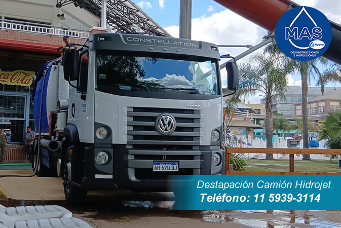 Servicio Camión Hidrojet en Martínez